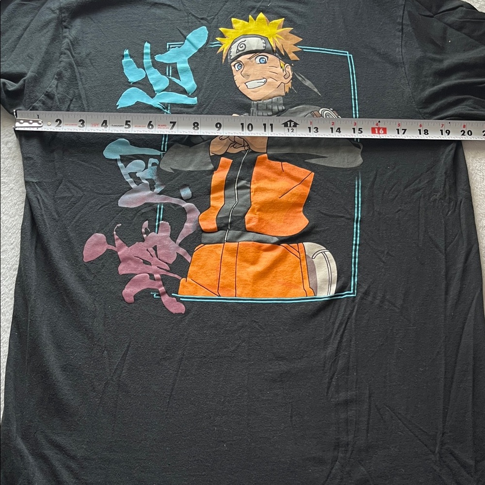 Naruto Graphic Long Sleeve Tee - Black - Picture 4 of 5